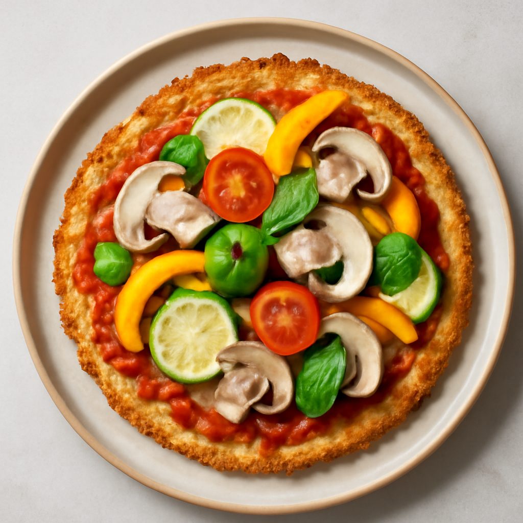 Pizza Vegetariana Proteica Low-Carb