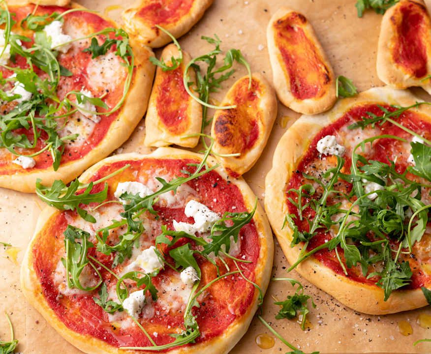 Pizze coniglio mozzarella e rucola Protein