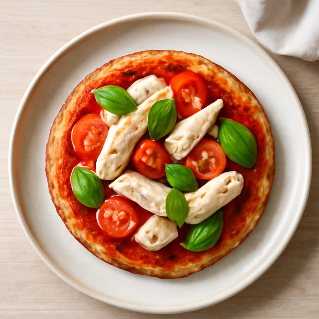 Pizzetta proteica low-carb monoporzione