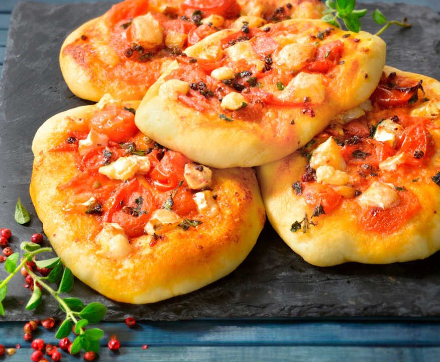 Pizzette al formaggio di capra Low Fat