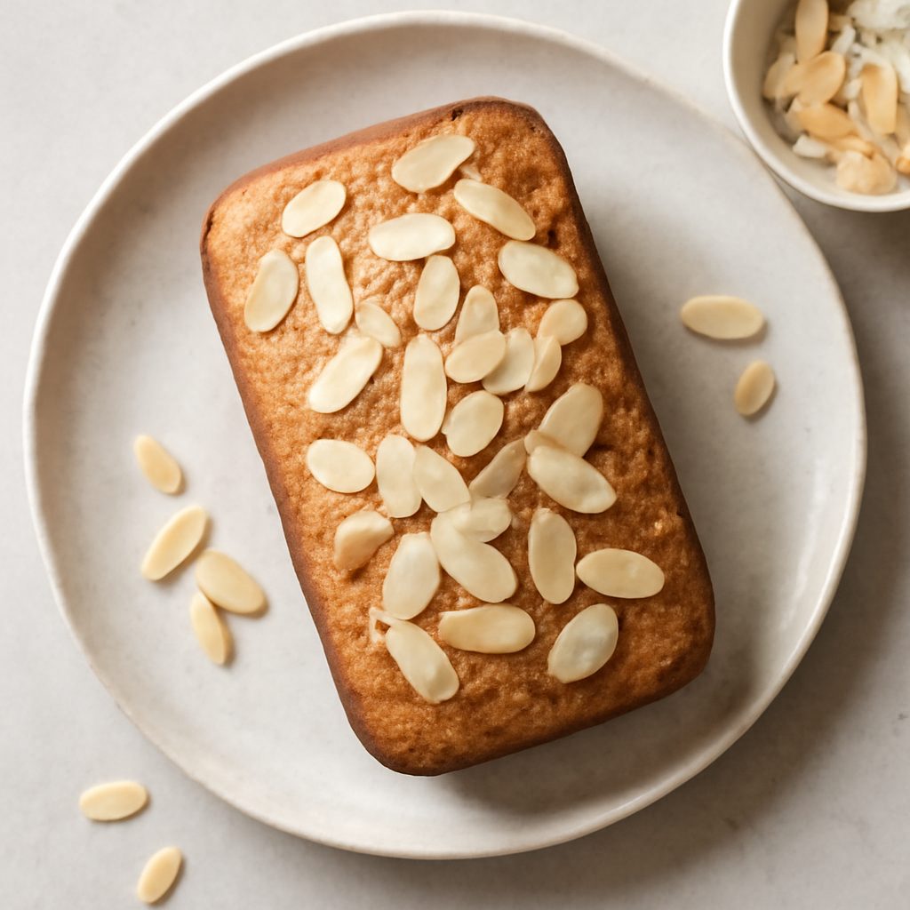Plumcake alle mandorle proteico low-carb