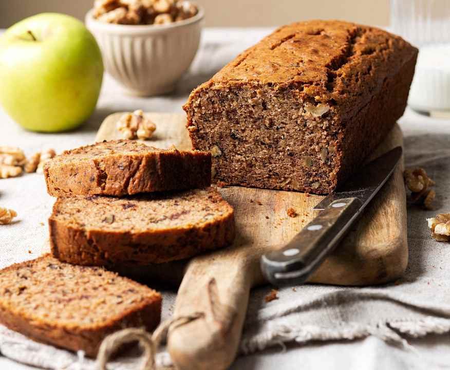 Plumcake datteri, mele e noci (senza glutine) Protein