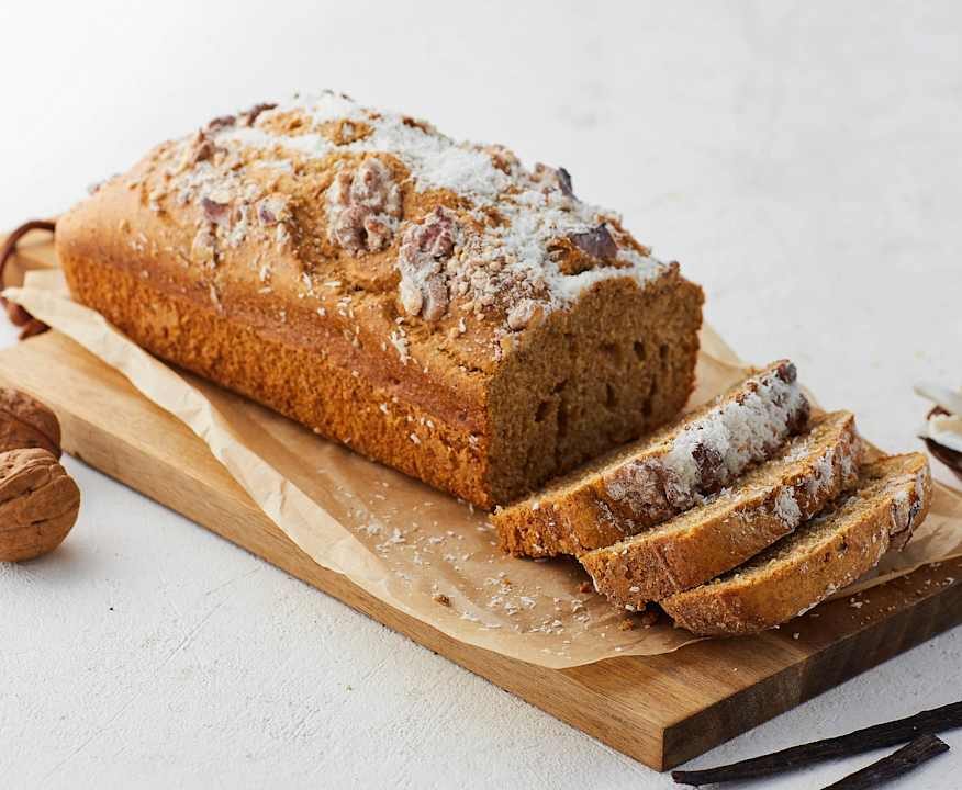 Plumcake noci e cocco (senza lattosio) Low Fat
