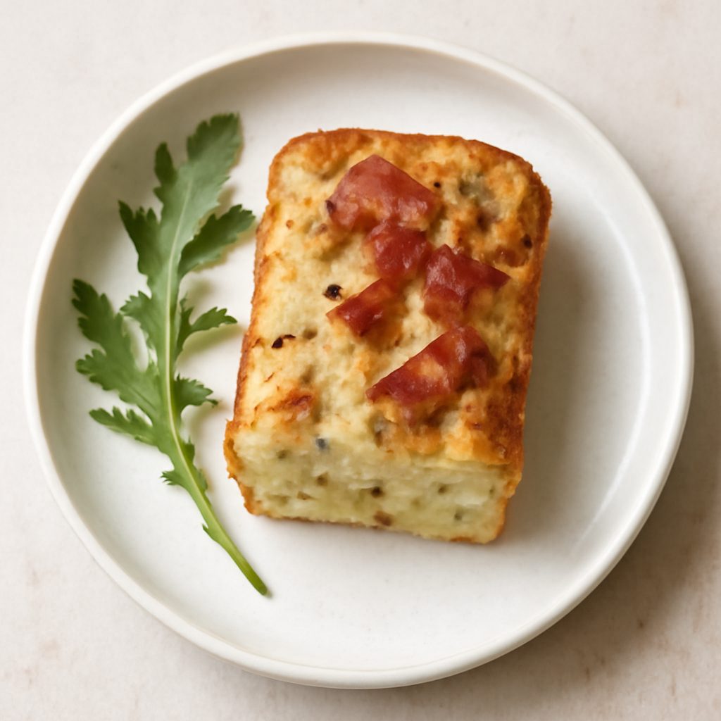 Plumcake Patate e Speck