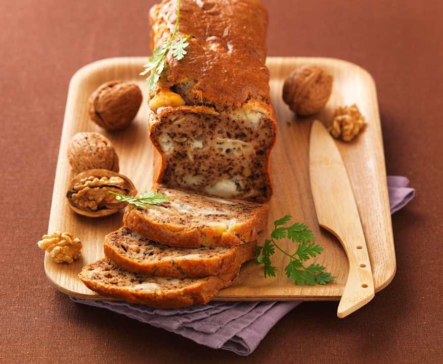 Plumcake salato con formaggio di capra e noci Protein