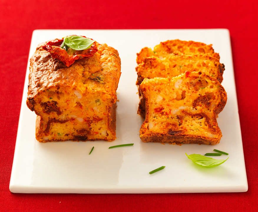 Plumcake salato di pollo, pomodori secchi e peperoni Low Fat