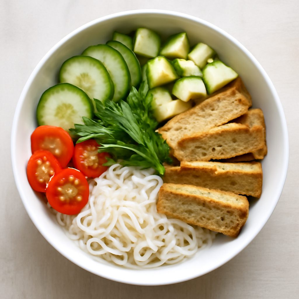 Poke di Shirataki e Seitan