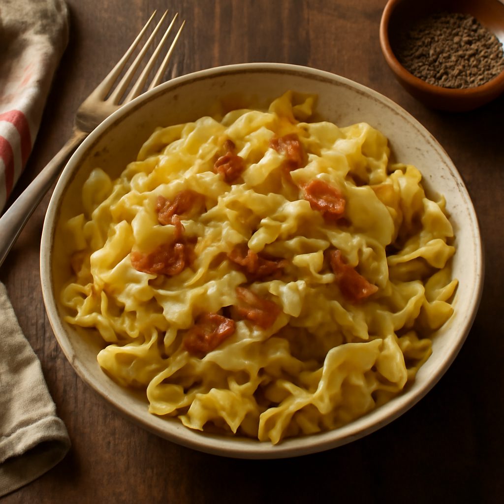 Tagliatelle con cavolo alla polacca