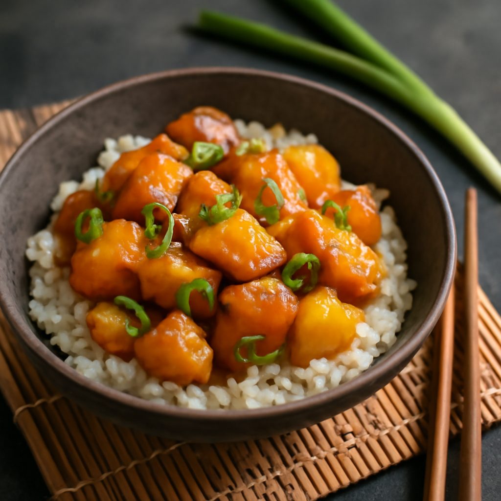 Pollo Agrodolce con Ananas Low Carb