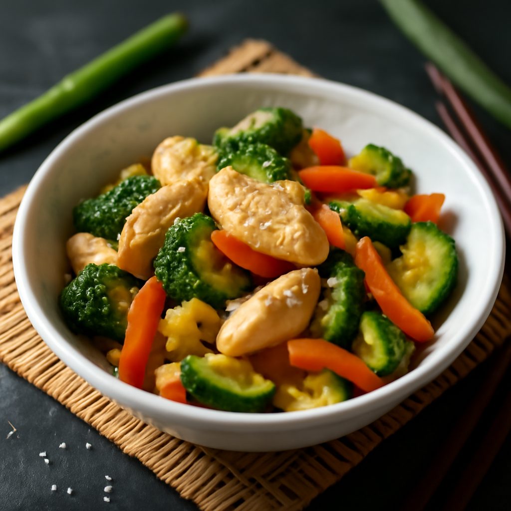 Pollo ai Vegetali Cinesi Low Carb