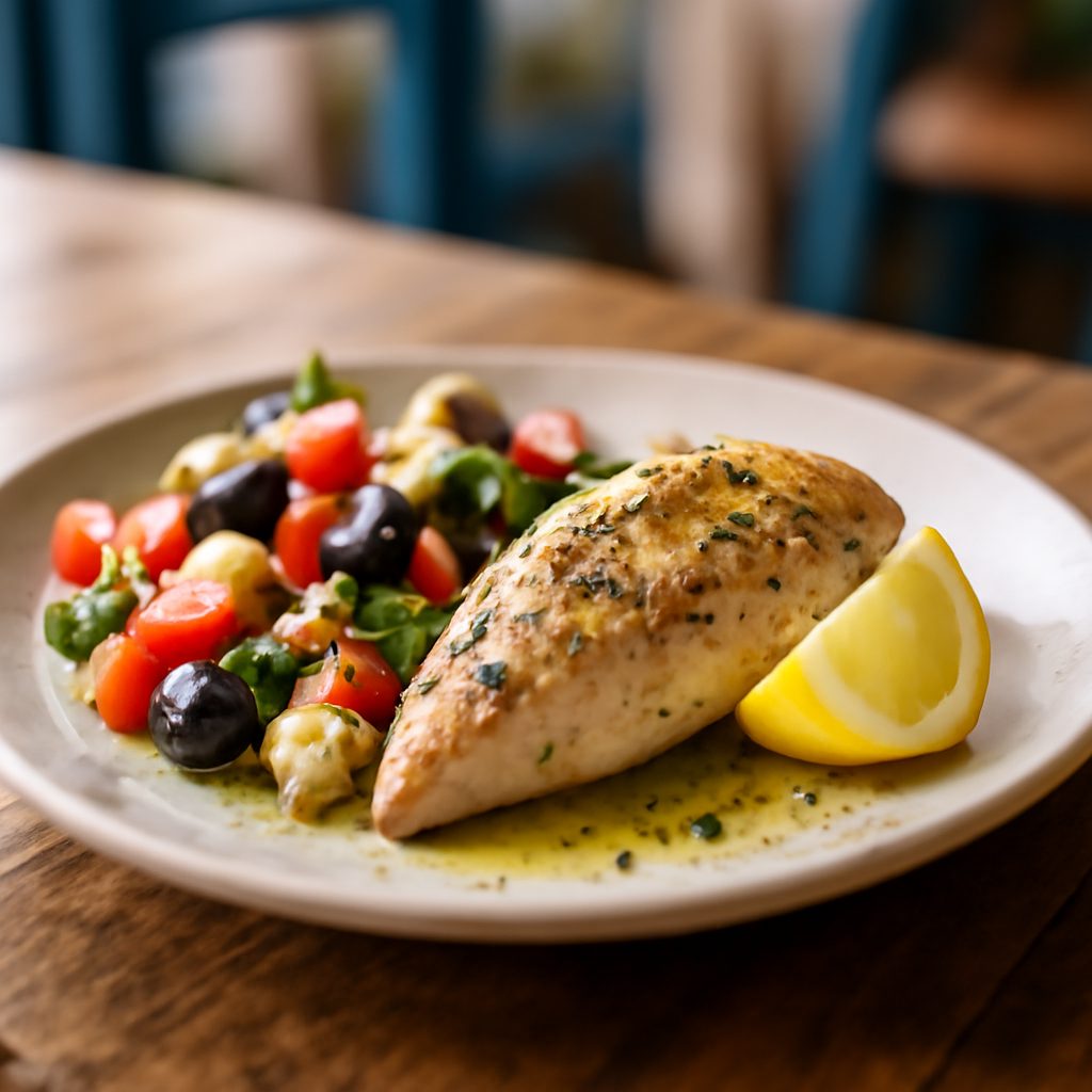 Pollo alla Greca in Teglia