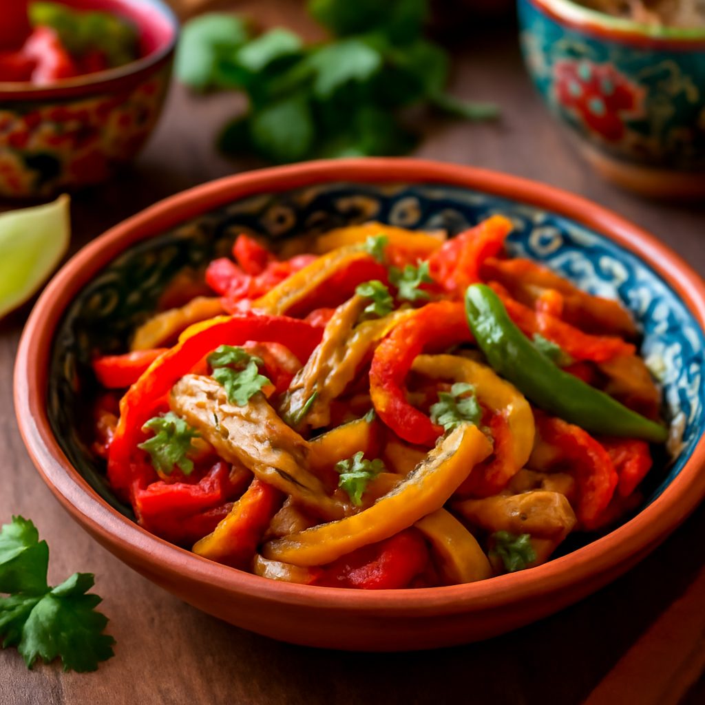 Pollo alle Fajitas in Teglia