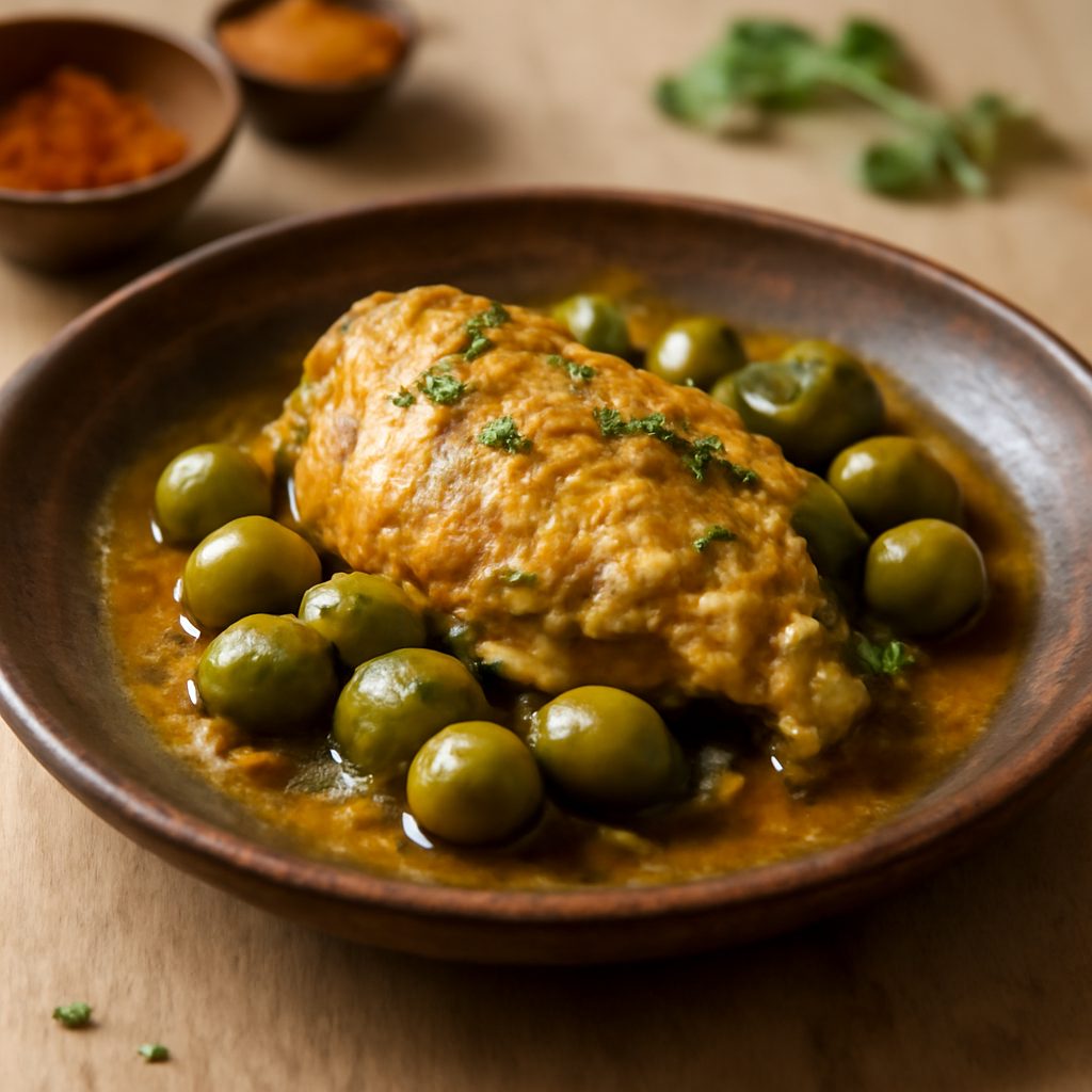Pollo alle olive marocchino light