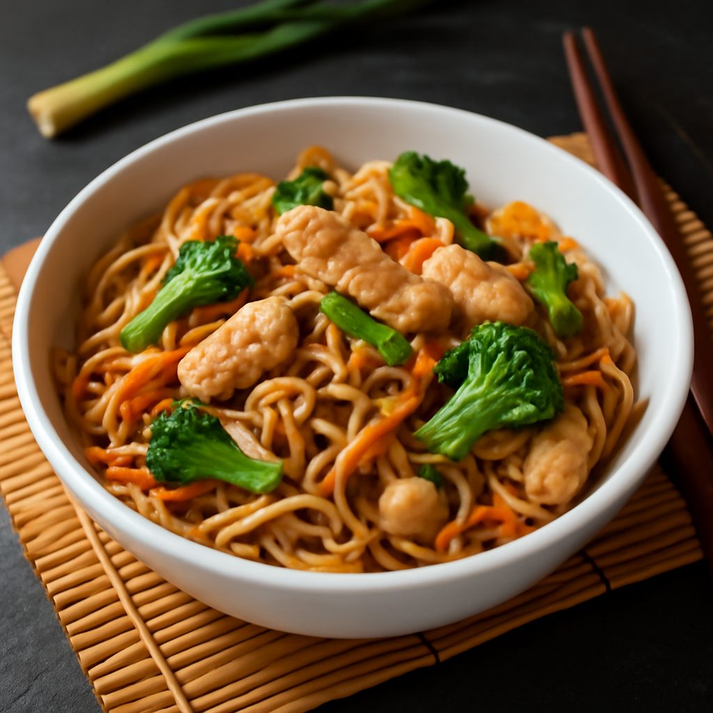 Pollo Cantonese Chow Mein