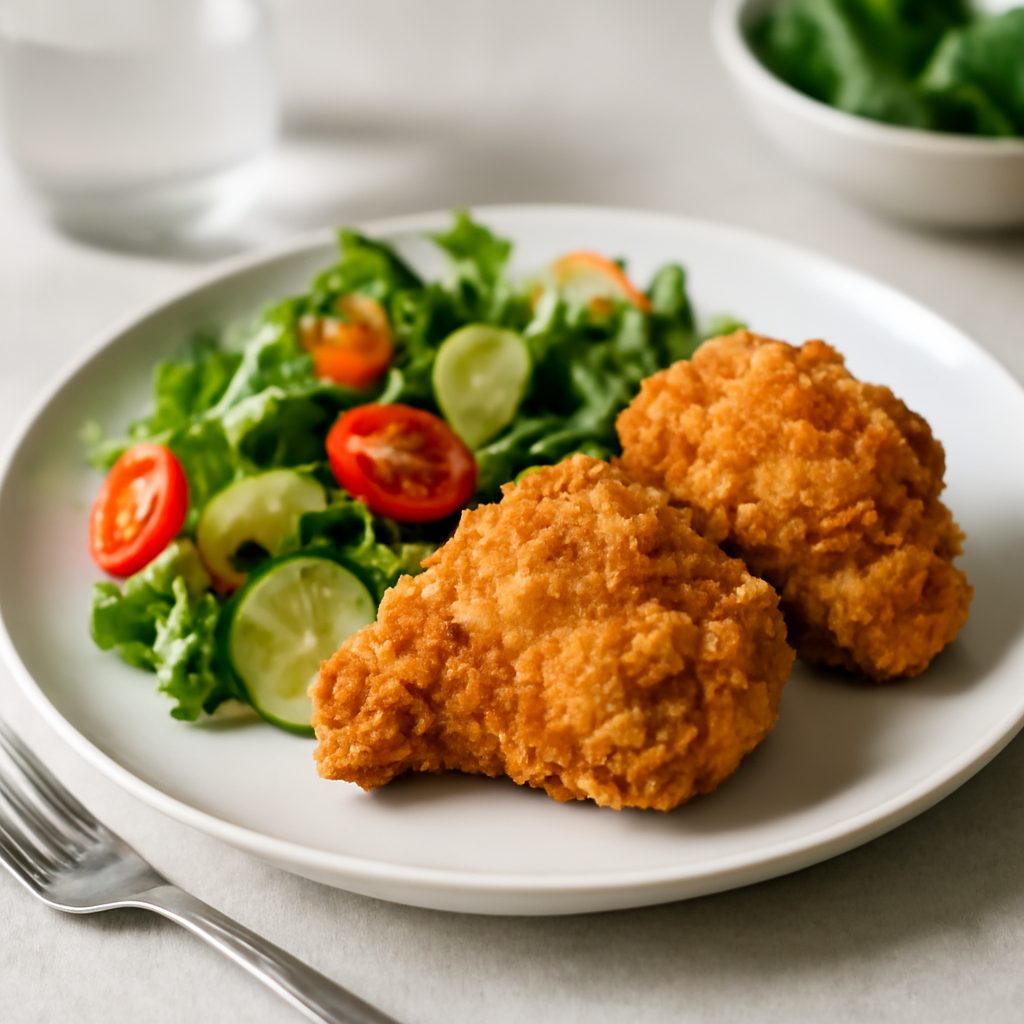 Pollo fritto all'americana light al forno