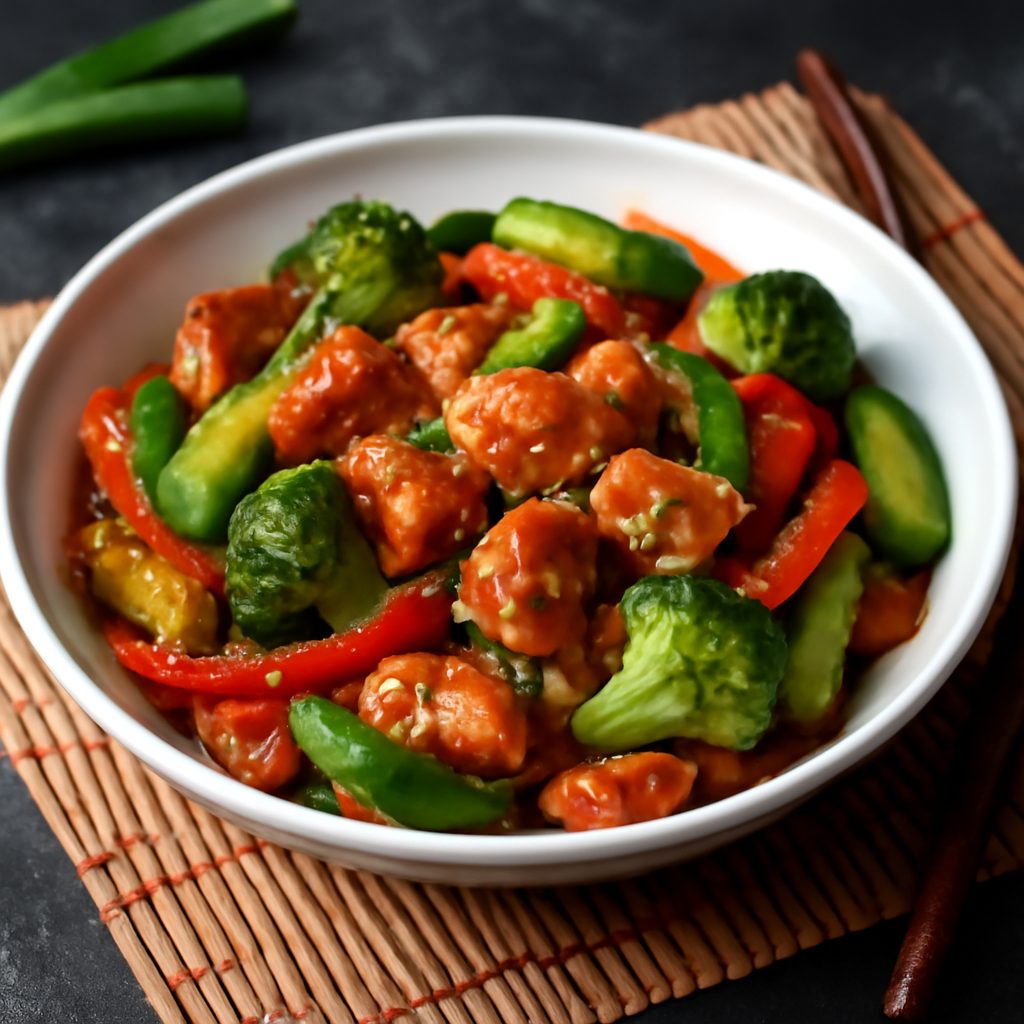 Pollo Hunan High- Low Carb