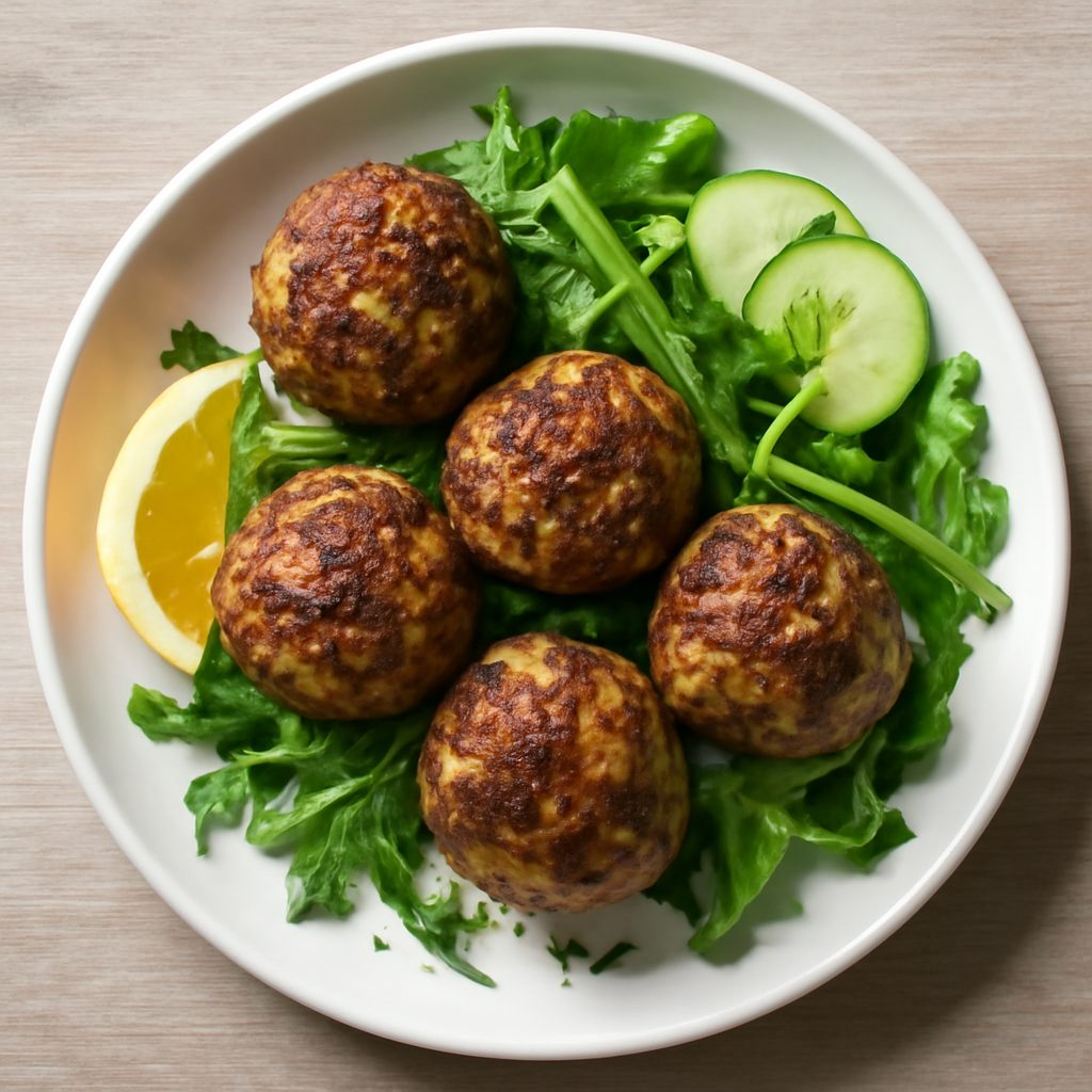 Polpette di carne e melanzane proteiche low-carb