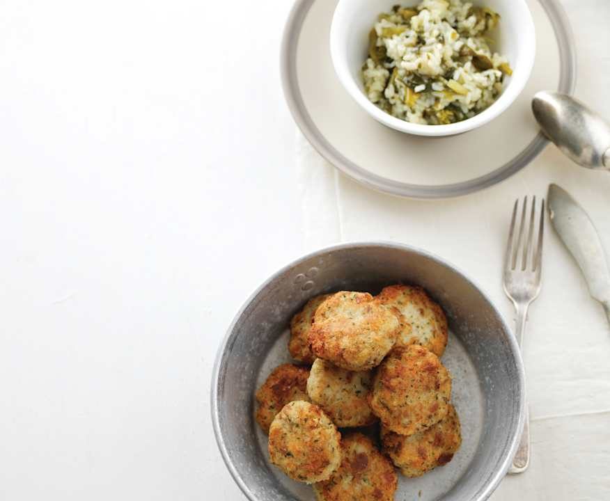 Polpette di merluzzo e coriandolo con riso alla verza Protein