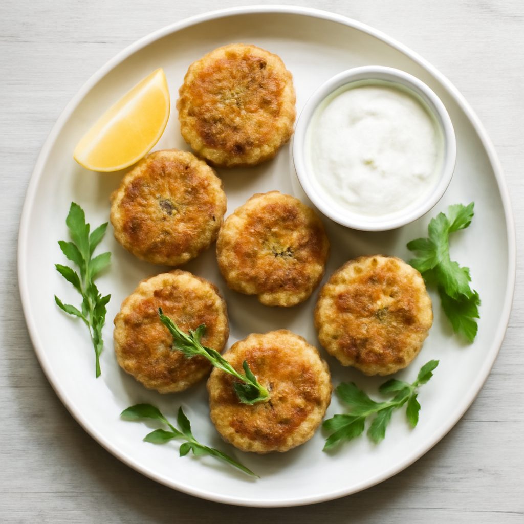 Polpette di merluzzo proteiche low-carb con salsa di pomodoro all'acciuga