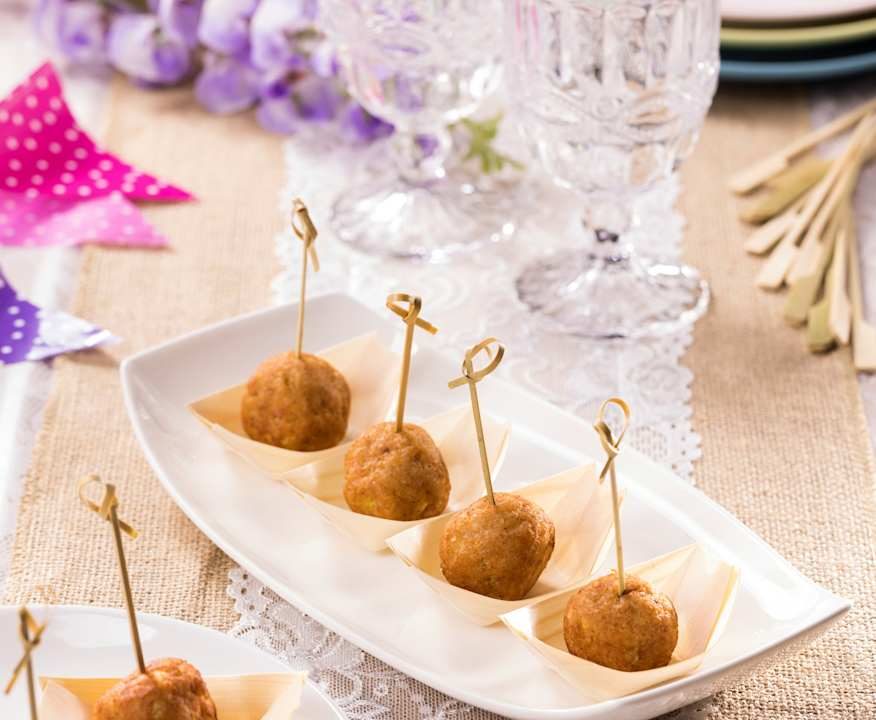 Polpette di polpo al profumo di limone e pepe verde Low Carb