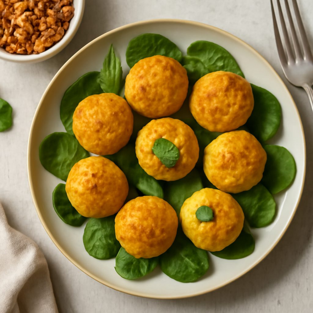 Polpette di tonno e curcuma proteiche low-carb