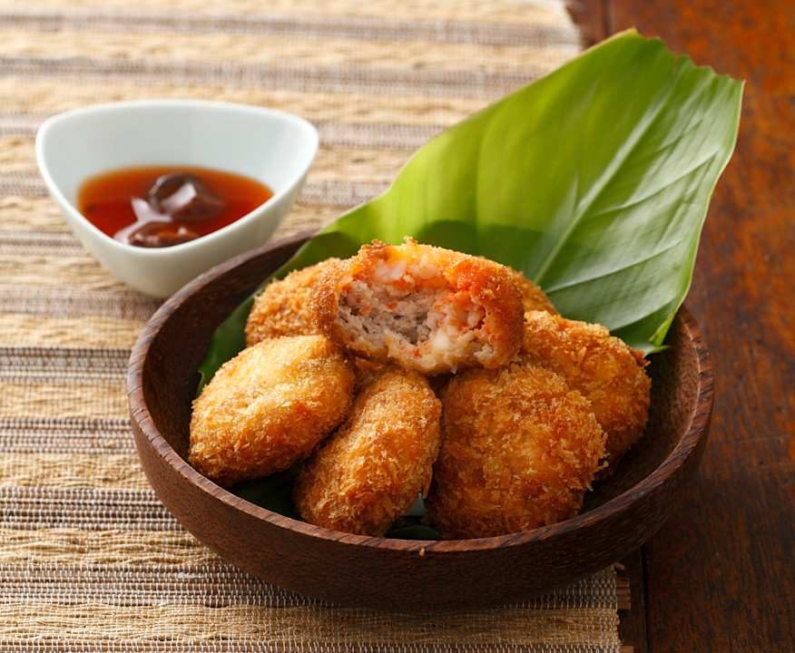 Polpettine di gamberi tailandesi Low Fat