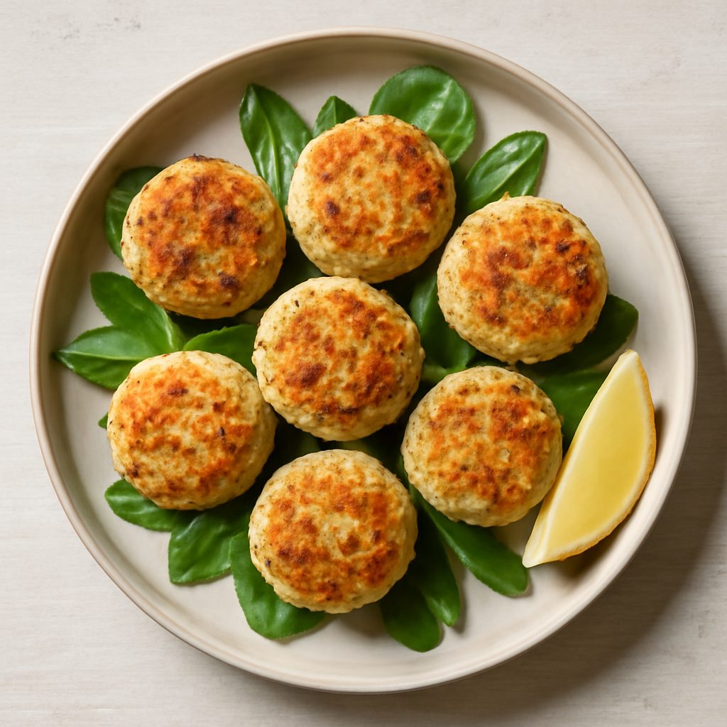 Polpettine di merluzzo in salsa saporita con cime di rape fit Low Carb