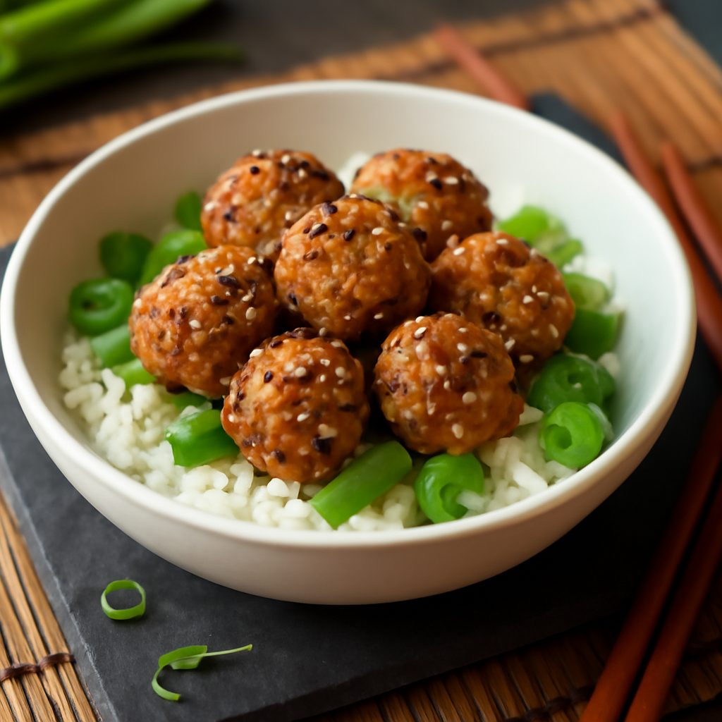 Polpettine di Pollo Croccanti all'Orientale
