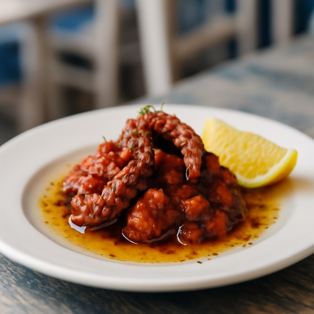 Polpo al Pomodoro Greco Low Carb
