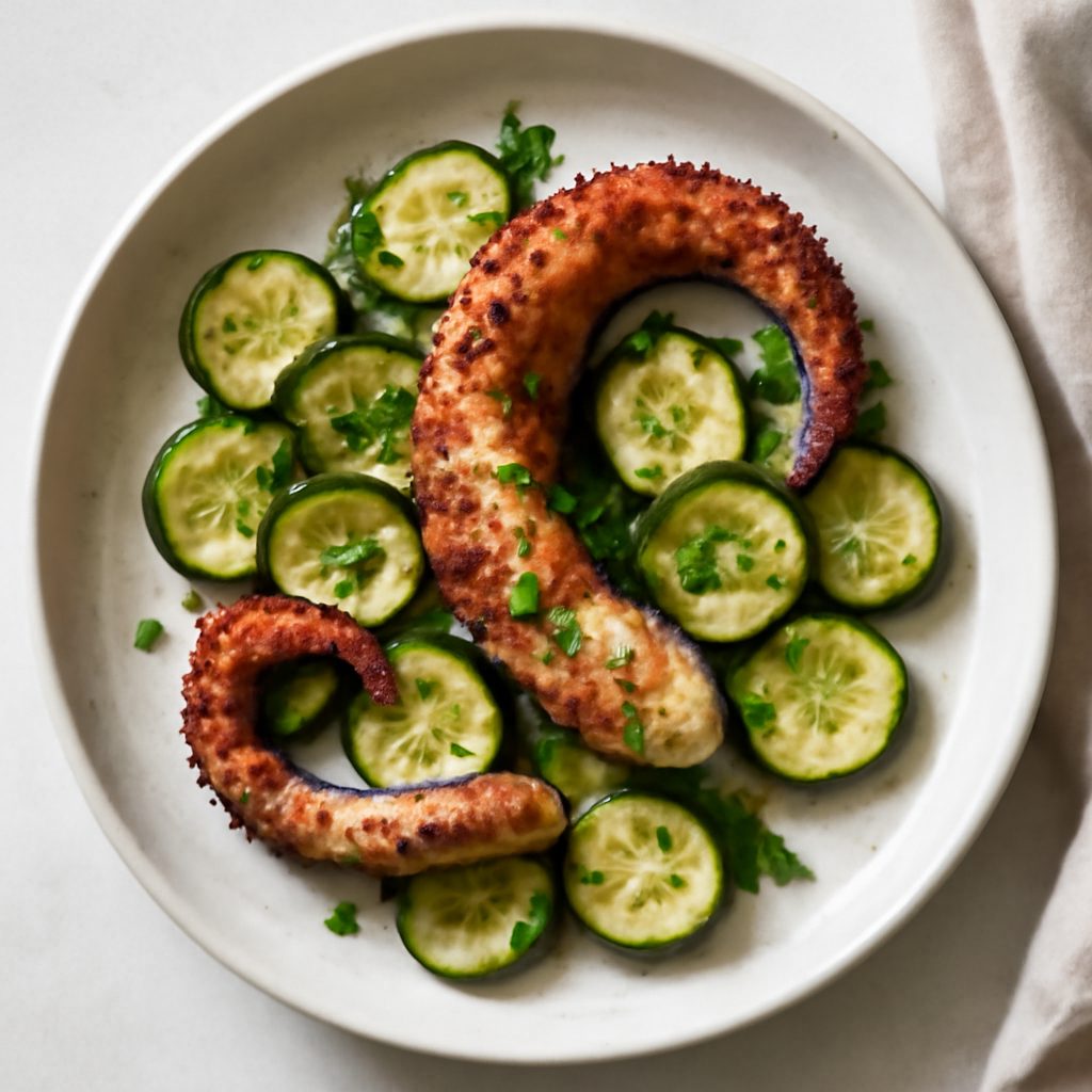Polpo con Zucchine a Cottura Lenta - Versione Proteica Low-Carb