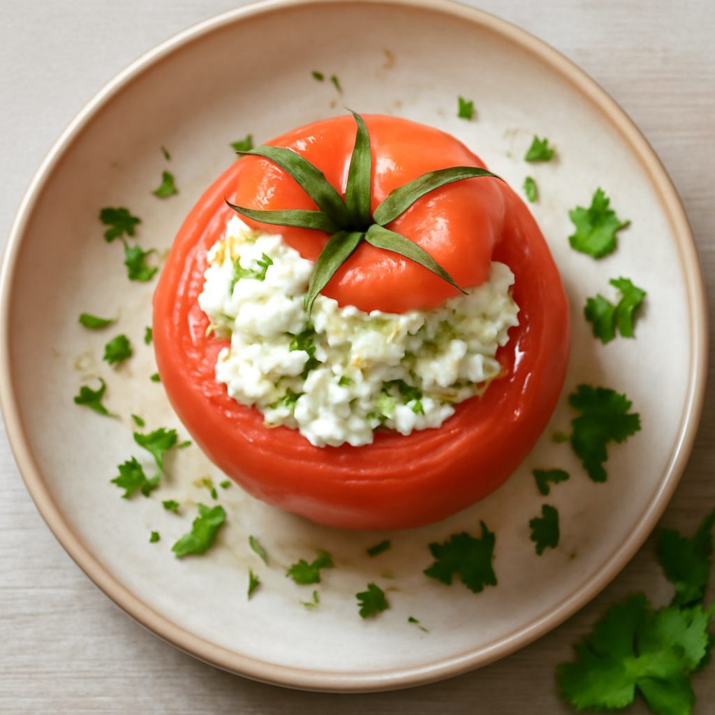 Pomodoro ripieno di ricotta e feta Protein
