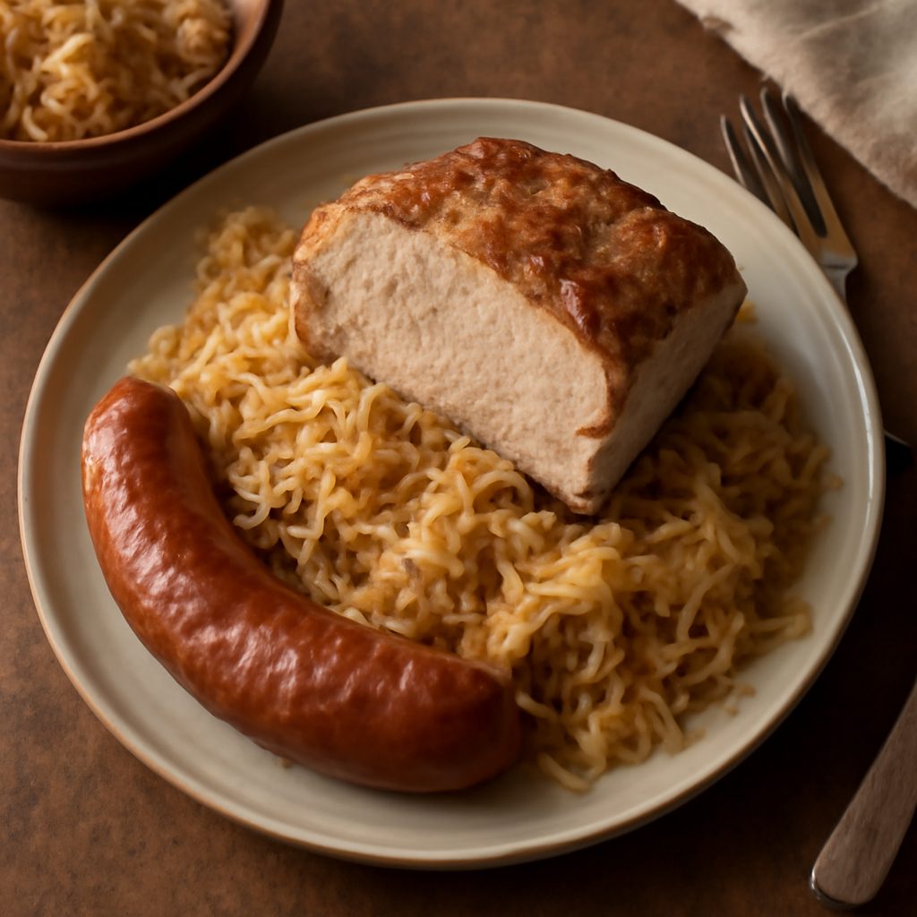 Arrosto di Maiale con Crauti e Kielbasa Protein