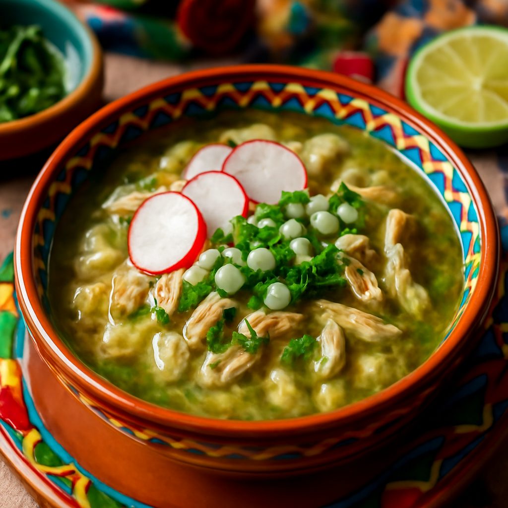 Posole Verde - Brodo di Pollo Messicano