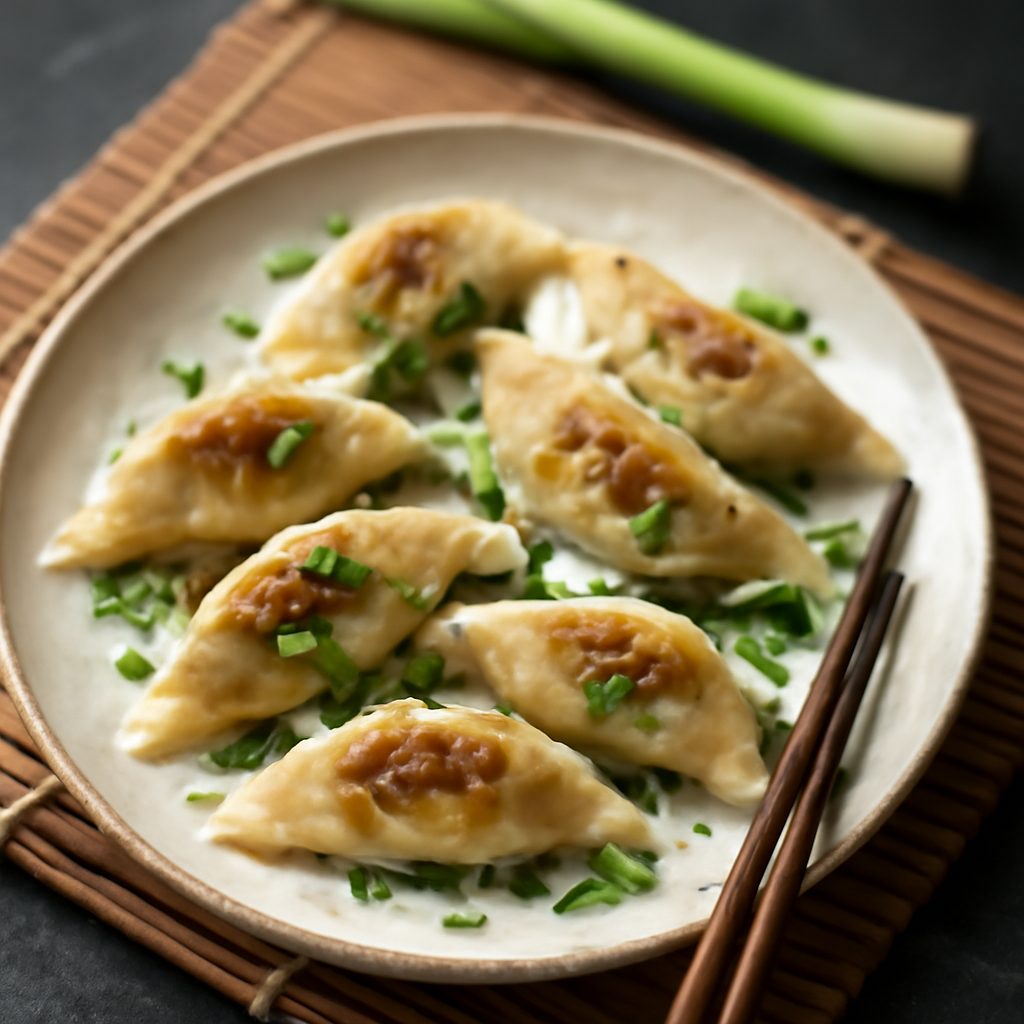 Potstickers al Vapore - Gamberetti e Manzo