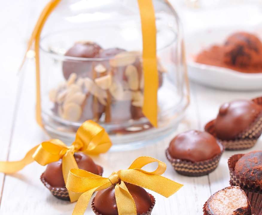 Praline con liquore alla mandorla Low Fat