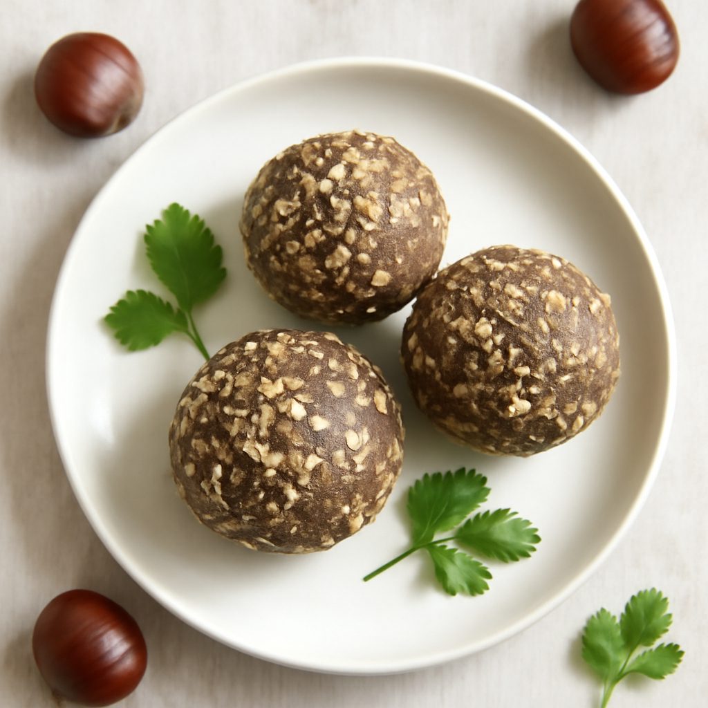 Praline di castagne proteiche low-carb