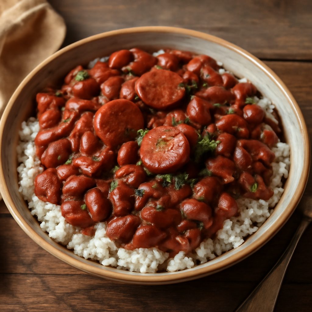 Fagioli Rossi e Salsiccia in Pentola a Pressione Low Carb