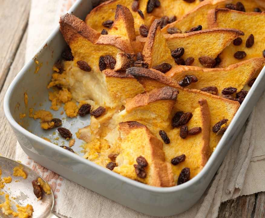 Pudding alla zucca e pan brioche Protein