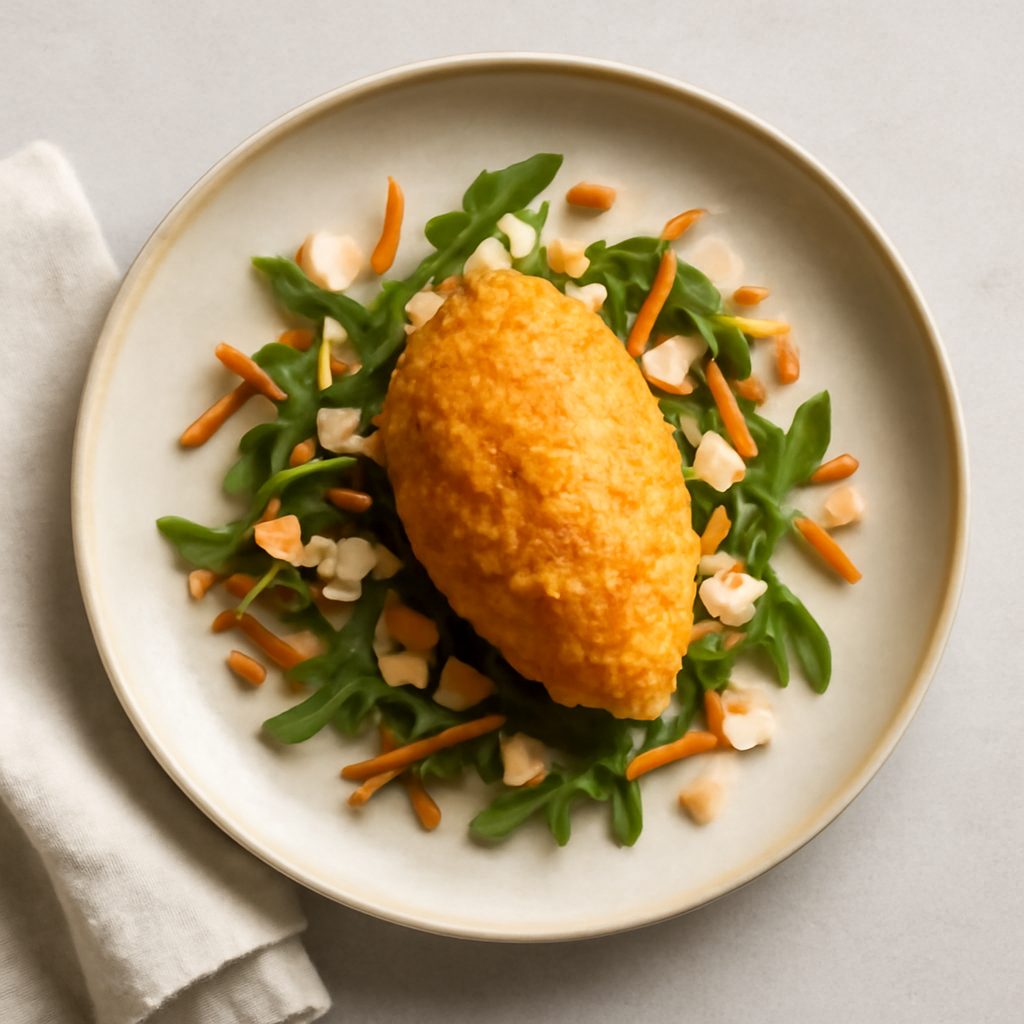 Quenelle di carote e mandorle