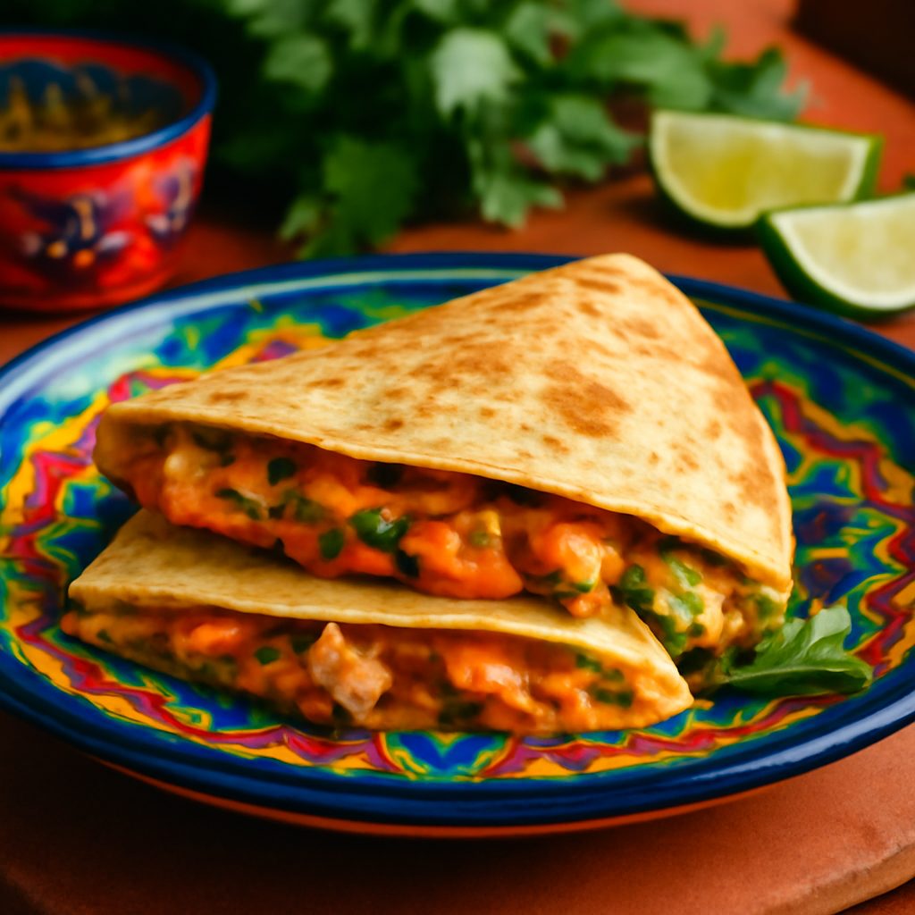 Quesadilla Buffalo Chicken Low Carb