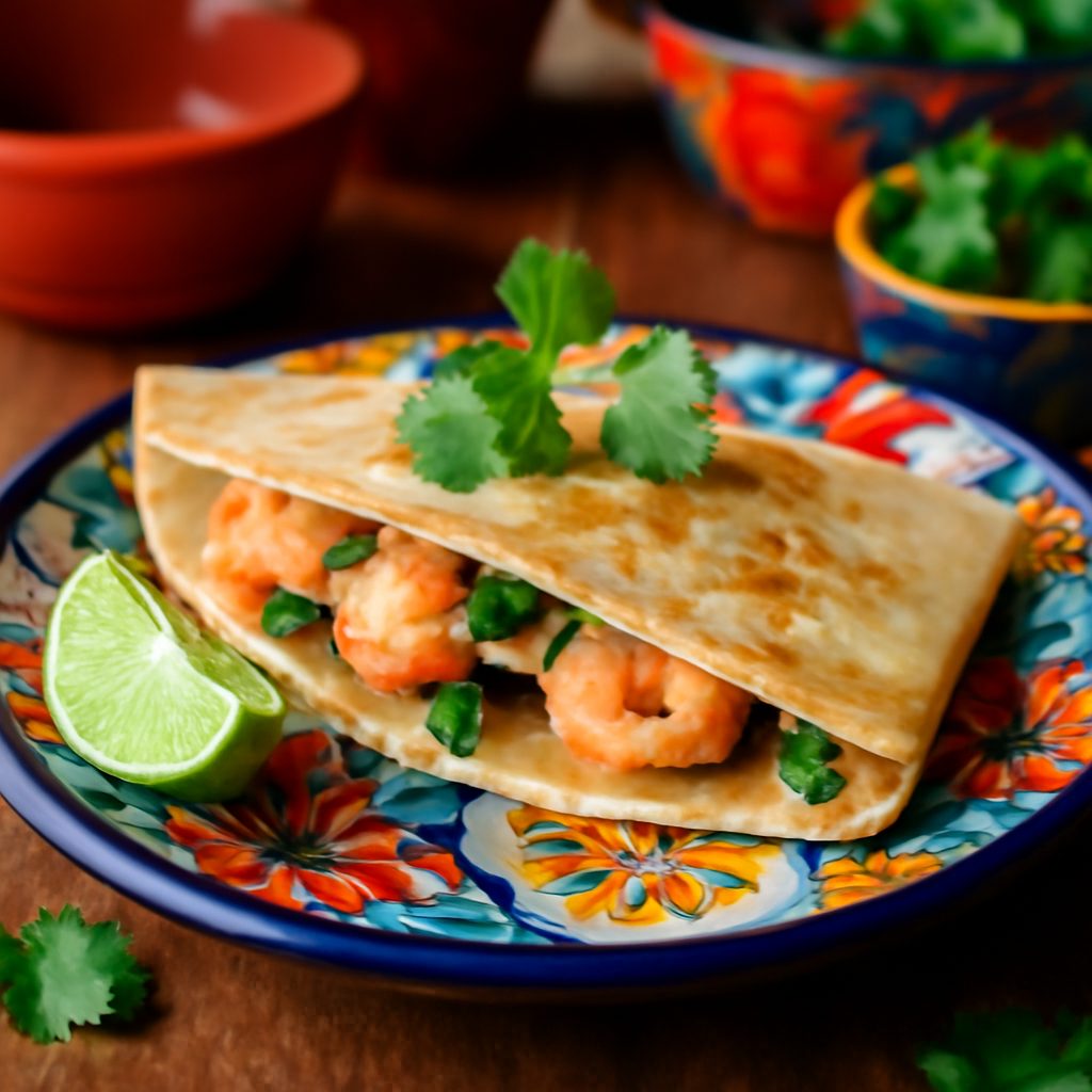 Quesadilla di Gamberetti