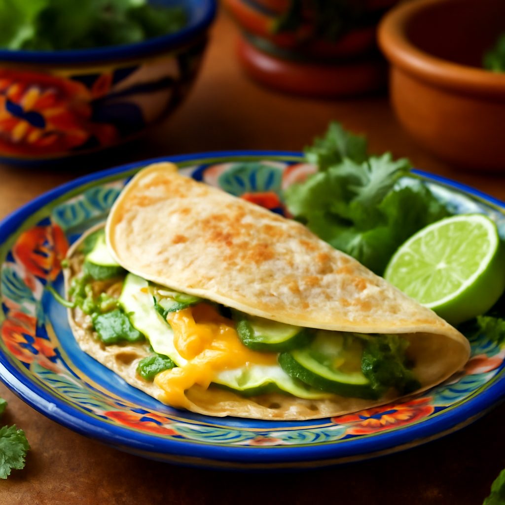 Quesadilla di Zucchine e Uova
