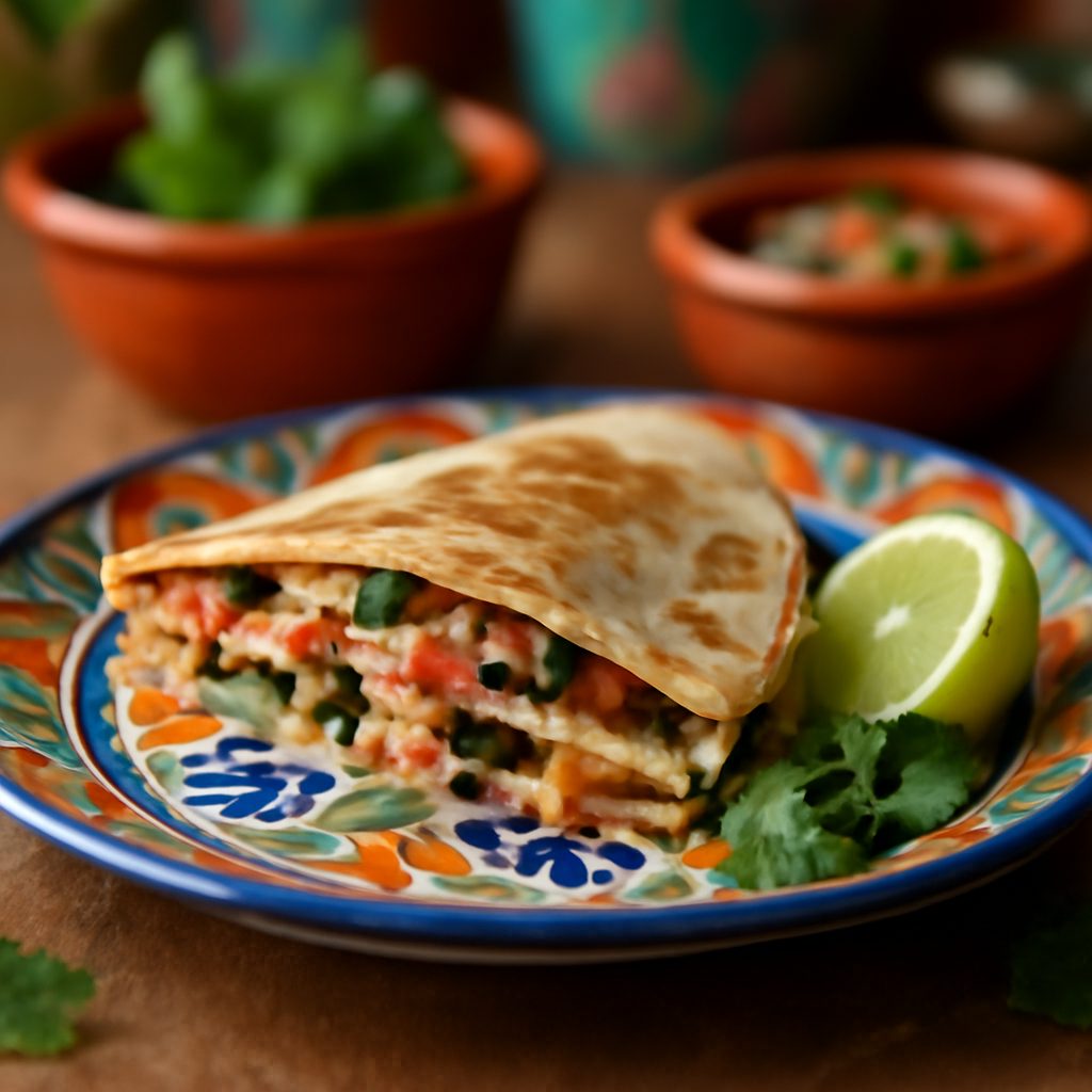 Quesadilla Mexicana agli Spinaci