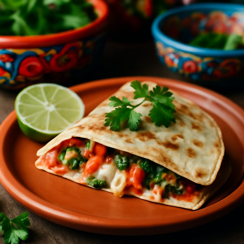 Quesadilla Proteica Low-Carb Messicana