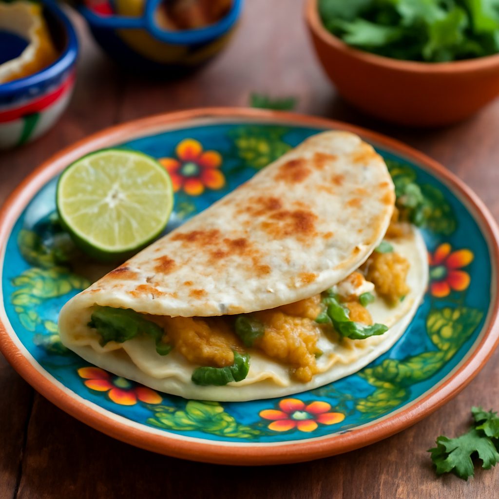 Quesadillas di Fiori di Zucchina Low Fat