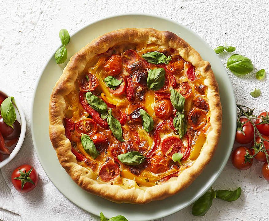 Quiche ai peperoni e pomodori Protein