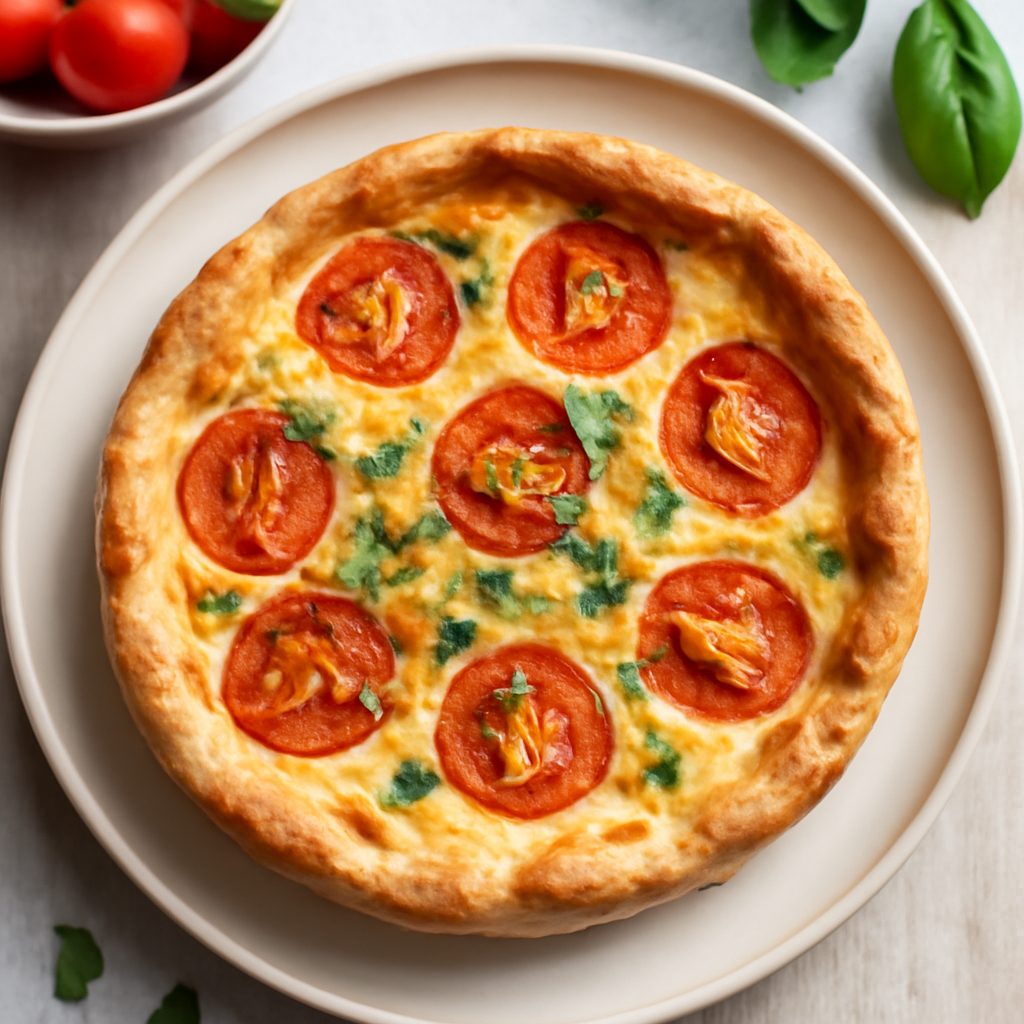 Quiche ai pomodorini proteica low-carb