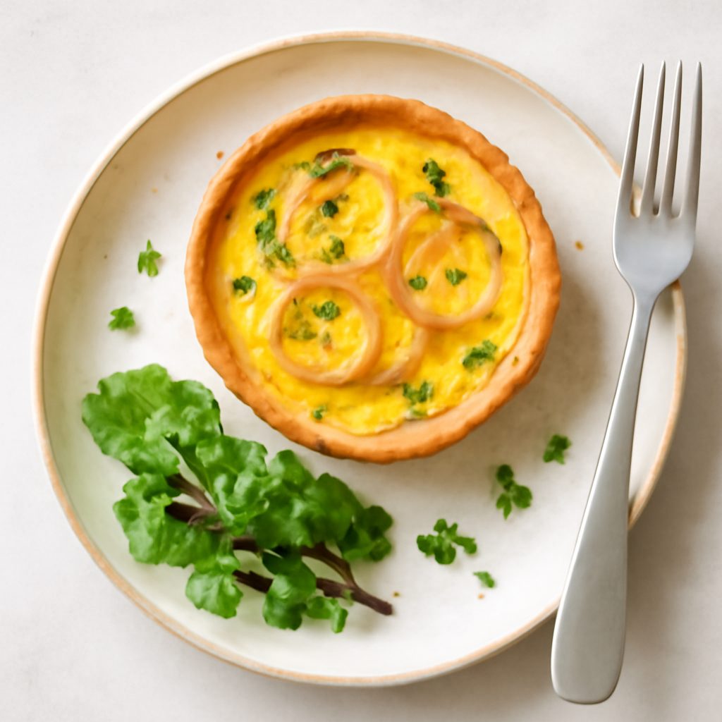 Quiche alle cipolle proteica low-carb