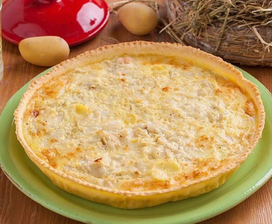 Quiche di patate e cipolle Low Fat