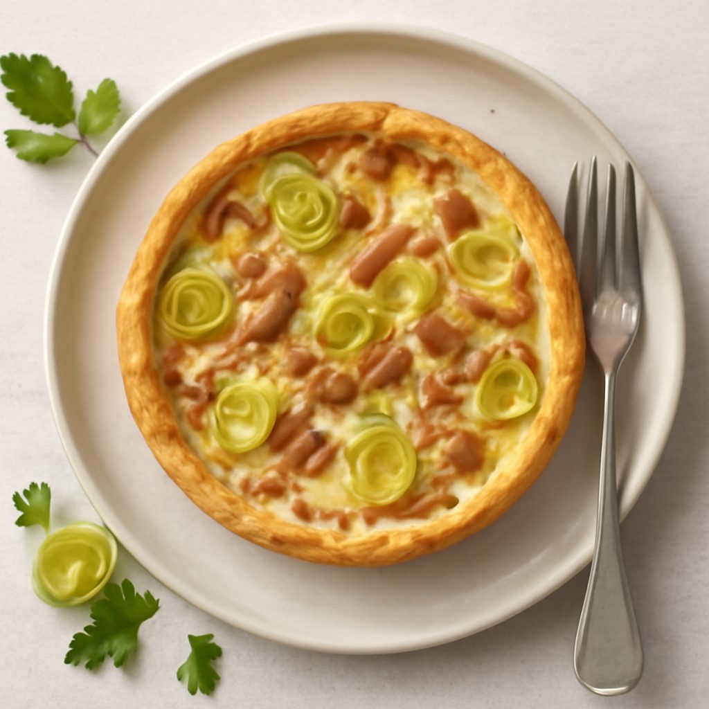 Quiche Porri e Prosciutto